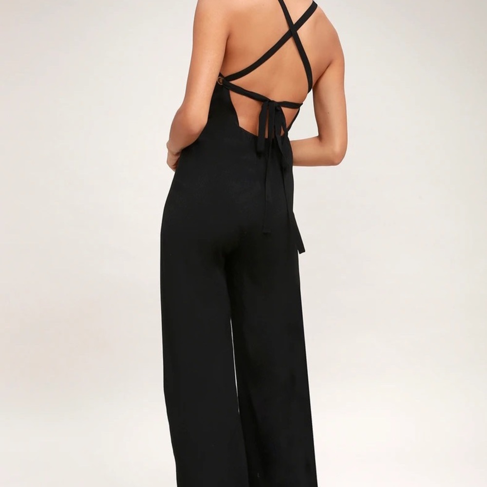 Lulus Blake Lace Up Jumpsuit